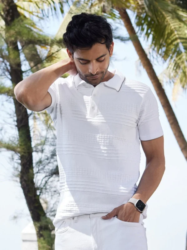 Tipping Collar Polo T-shirt - LineUp - Image 3