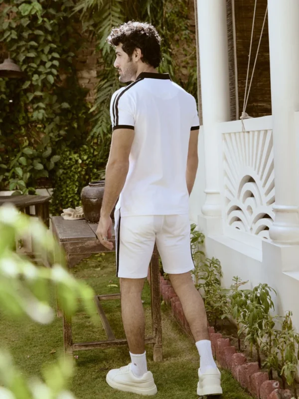 Contrast Knitted T-shirt - Runway - Image 4