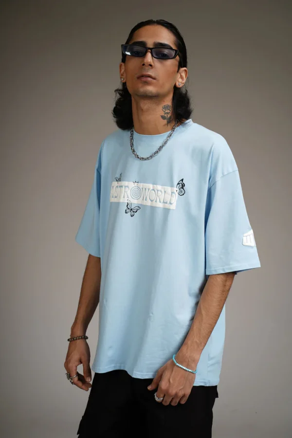 Travis Oversized T-Shirt Unisex 180 GSM Cotton Lycra with High Density Print - Image 4