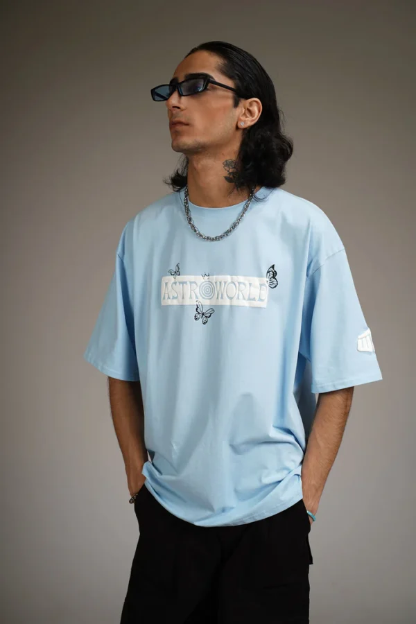 Travis Oversized T-Shirt Unisex 180 GSM Cotton Lycra with High Density Print - Image 6