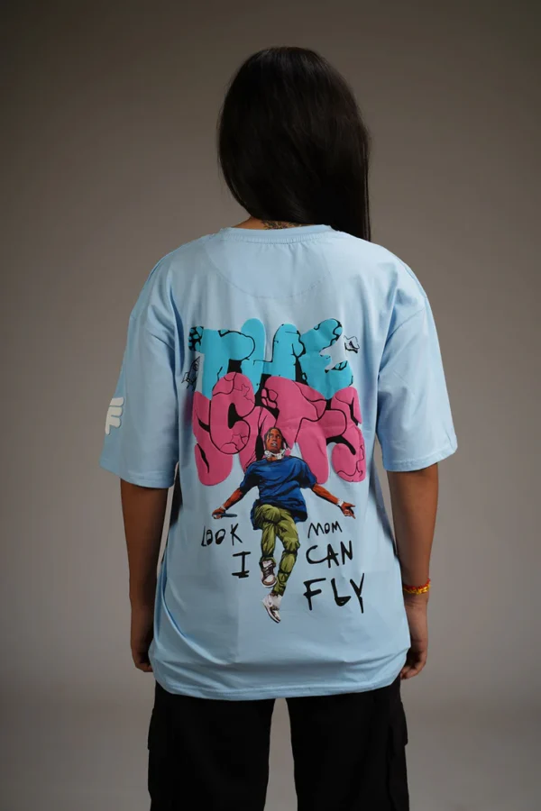 Travis Oversized T-Shirt Unisex 180 GSM Cotton Lycra with High Density Print - Image 7
