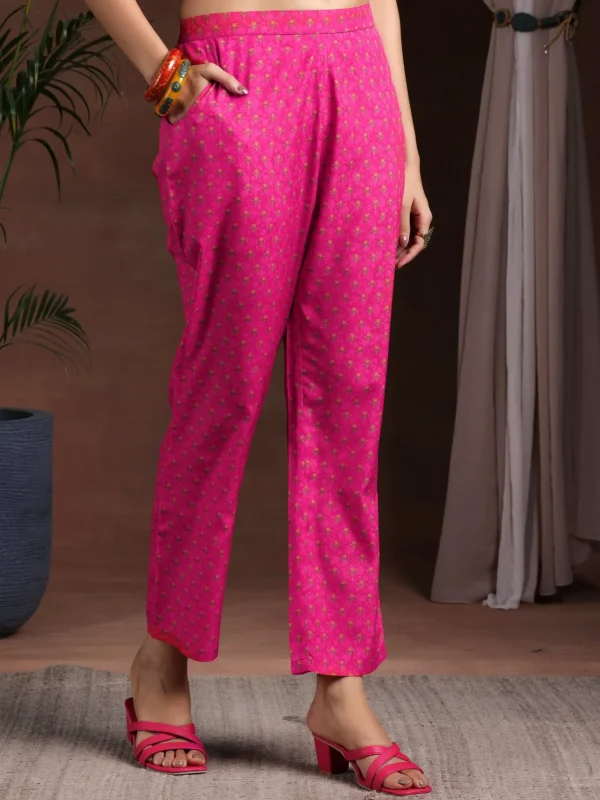 Women Multi Printed Poly Crepe Straight Suit With Dupatta - Image 7