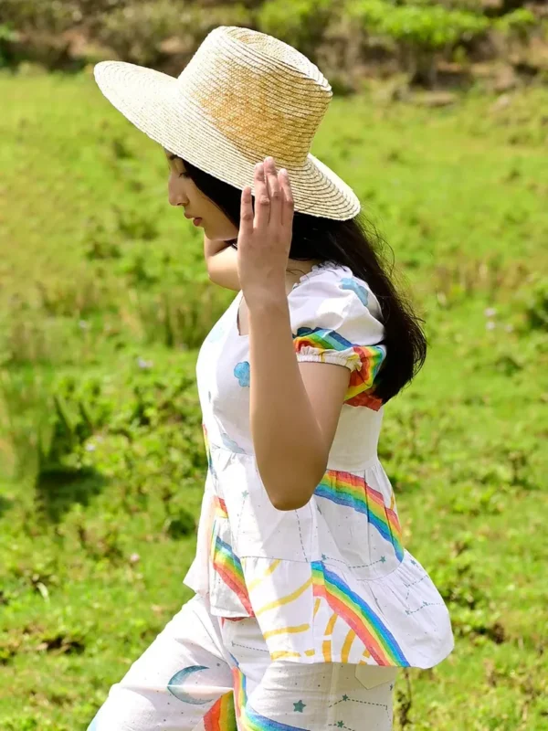 Women Multicolor Printed Cotton Top - Image 3